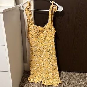 Yellow Floral Dress
